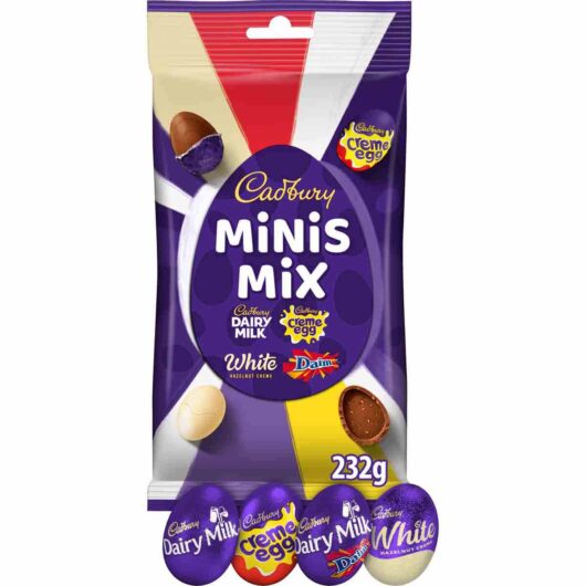 Cadbury Minis Mix Chocolate Eggs Bag 232g